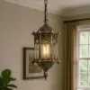 LEDTM® DARCY 00656 Vintage Κρεμαστό Φωτιστικό Οροφής με Ντουί 1 x E27 AC 220-240V IP20 - Μπρούτζινο - Μ15.5 x Π15.5 x Υ32.5cm - Image 6