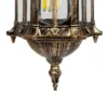 LEDTM® DARCY 00656 Vintage Κρεμαστό Φωτιστικό Οροφής με Ντουί 1 x E27 AC 220-240V IP20 - Μπρούτζινο - Μ15.5 x Π15.5 x Υ32.5cm - Image 9