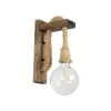 LEDTM® KENSI 00883 Boho Φωτιστικό Τοίχου - Απλίκα με Ντουί 1 x E27 AC 220-240V IP20 - Καφέ & Μπεζ - Μ7 x Π18 x Υ30cm