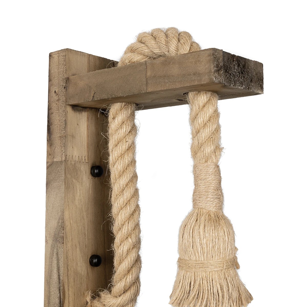 LEDTM® KENSI 00883 Boho Φωτιστικό Τοίχου - Απλίκα με Ντουί 1 x E27 AC 220-240V IP20 - Καφέ & Μπεζ - Μ7 x Π18 x Υ30cm - Image 4