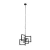 LEDTM® LOOP 00904 Μοντέρνο Κρεμαστό Φωτιστικό Οροφής με Ντουί 4 x E27 AC 220-240V IP20 - Μαύρο - Μ52 x Π52 x Υ45cm - Image 3
