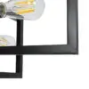 LEDTM® LOOP 00904 Μοντέρνο Κρεμαστό Φωτιστικό Οροφής με Ντουί 4 x E27 AC 220-240V IP20 - Μαύρο - Μ52 x Π52 x Υ45cm - Image 4