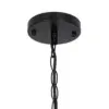 LEDTM® LOOP 00904 Μοντέρνο Κρεμαστό Φωτιστικό Οροφής με Ντουί 4 x E27 AC 220-240V IP20 - Μαύρο - Μ52 x Π52 x Υ45cm - Image 12