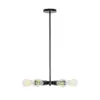 LEDTM® CONFOR 01036 Μοντέρνο Φωτιστικό Οροφής με Ντουί 6 x E27 AC 220-240V IP20 - Μαύρο - Μ26 x Π26 x Υ4cm - Image 3