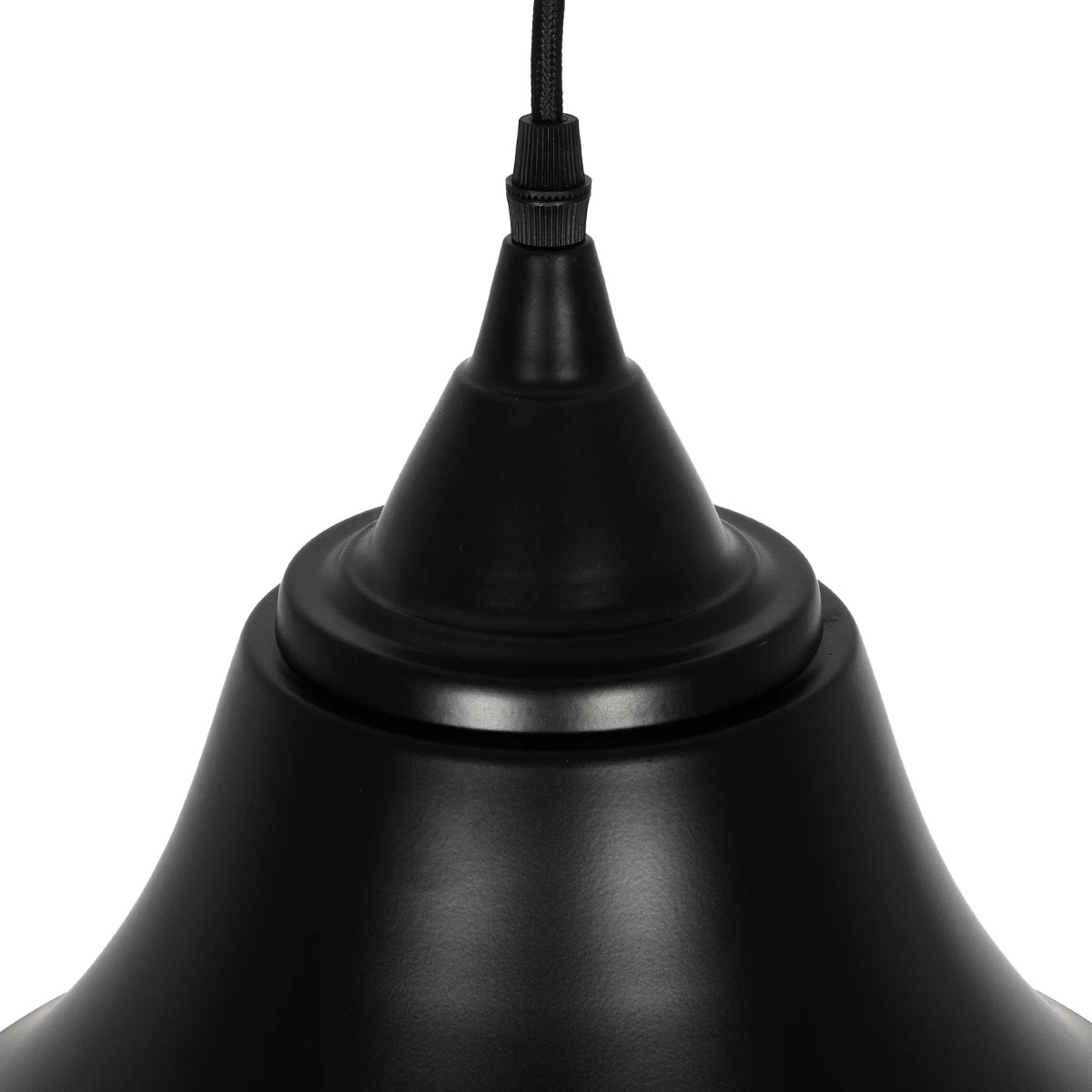 LEDTM® CLOCHER 01041 Vintage Κρεμαστό Φωτιστικό Οροφής με Ντουί 1 x E27 AC 220-240V IP20 - Μαύρο - Μ29 x Π29 x Υ34cm - Image 10