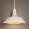 LEDTM® RAY 01043 Vintage Κρεμαστό Φωτιστικό Οροφής με Ντουί 1 x E27 AC 220-240V IP20 - Λευκό - Μ36 x Π36 x Υ25cm - Image 2
