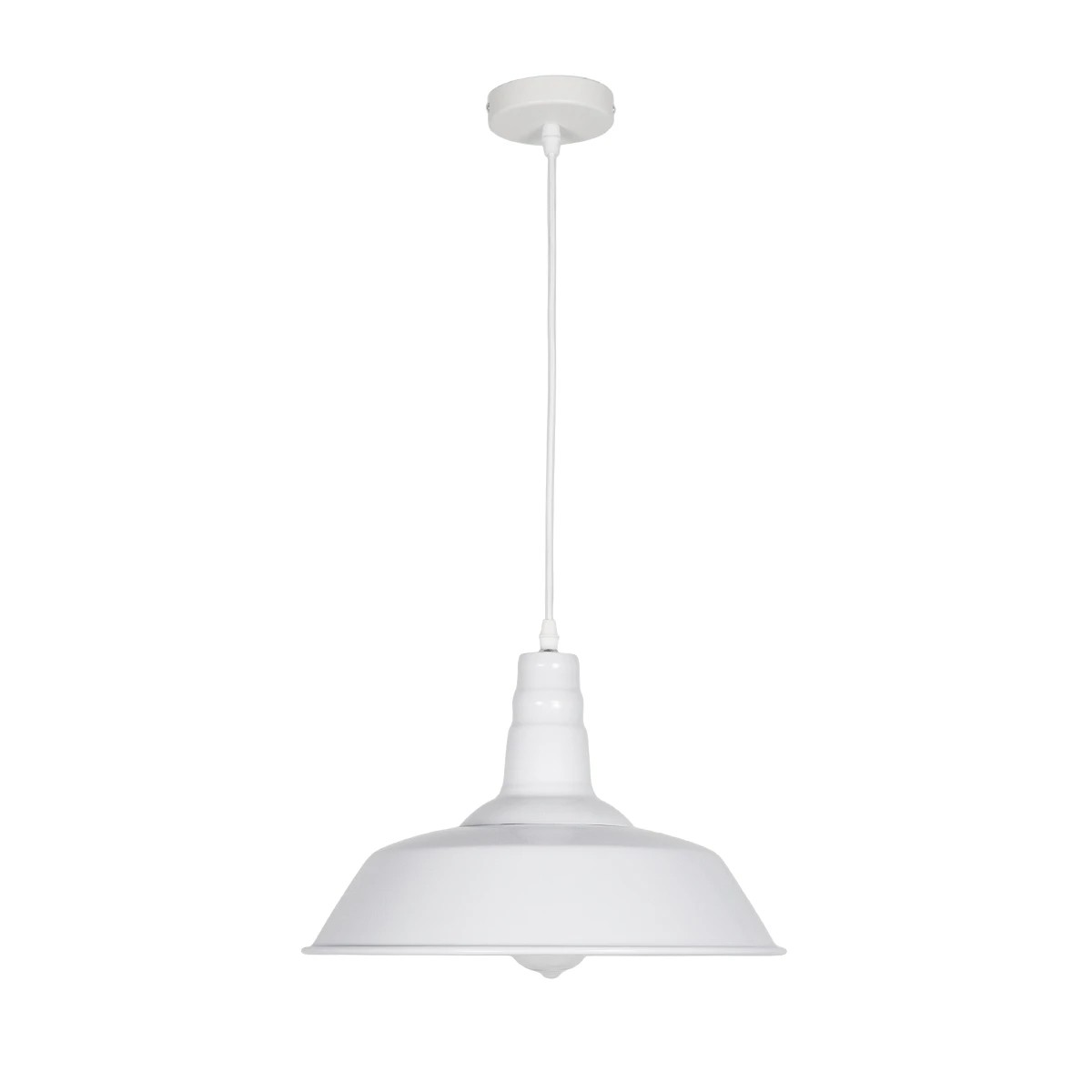 LEDTM® RAY 01043 Vintage Κρεμαστό Φωτιστικό Οροφής με Ντουί 1 x E27 AC 220-240V IP20 - Λευκό - Μ36 x Π36 x Υ25cm - Image 3