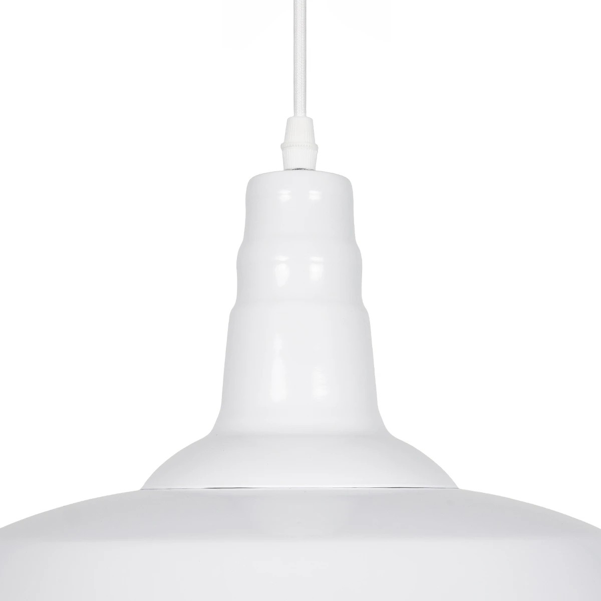 LEDTM® RAY 01043 Vintage Κρεμαστό Φωτιστικό Οροφής με Ντουί 1 x E27 AC 220-240V IP20 - Λευκό - Μ36 x Π36 x Υ25cm - Image 10