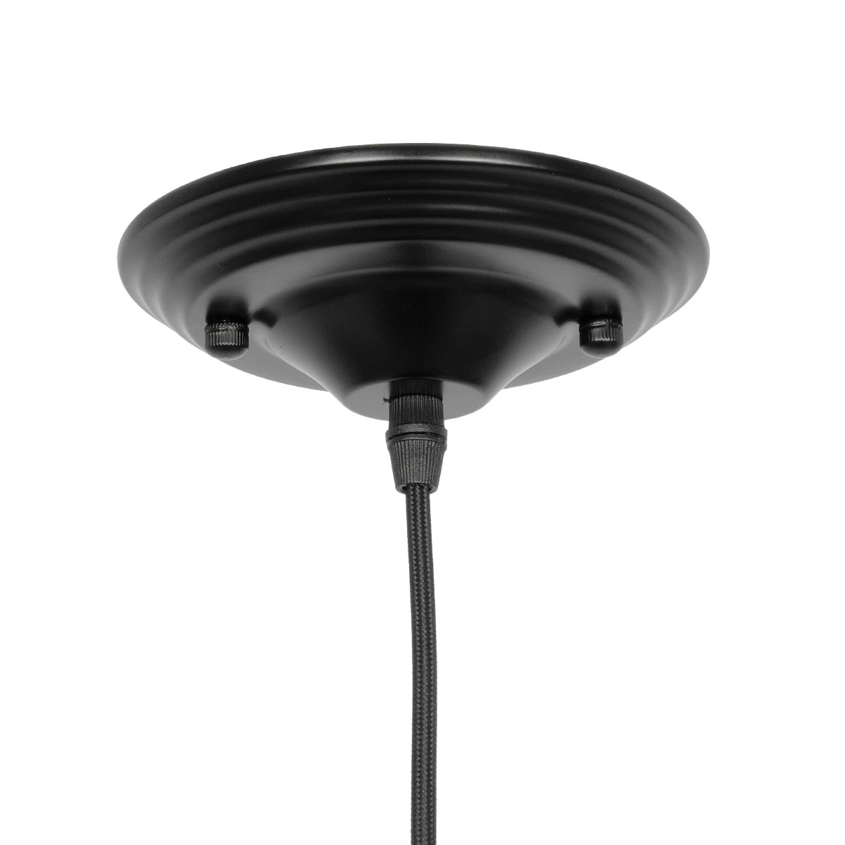 LEDTM® RAY 01048 Vintage Κρεμαστό Φωτιστικό Οροφής με Ντουί 1 x E27 AC 220-240V IP20 - Μαύρο - Μ46 x Π46 x Υ39cm - Image 11