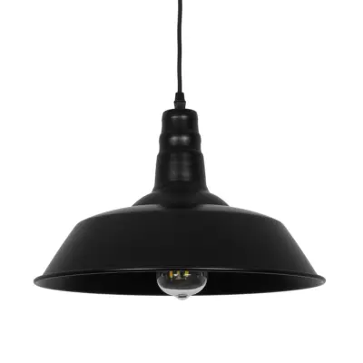 LEDTM® RAY 01049 Vintage Κρεμαστό Φωτιστικό Οροφής με Ντουί 1 x E27 AC 220-240V IP20 - Μαύρο - Μ36 x Π36 x Υ25cm