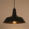 LEDTM® RAY 01049 Vintage Κρεμαστό Φωτιστικό Οροφής με Ντουί 1 x E27 AC 220-240V IP20 - Μαύρο - Μ36 x Π36 x Υ25cm - Image 2