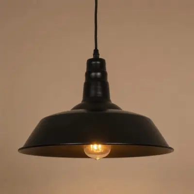 Alternative view of LEDTM® RAY 01049 Vintage Κρεμαστό Φωτιστικό Οροφής με Ντουί 1 x E27 AC 220-240V IP20 - Μαύρο - Μ36 x Π36 x Υ25cm