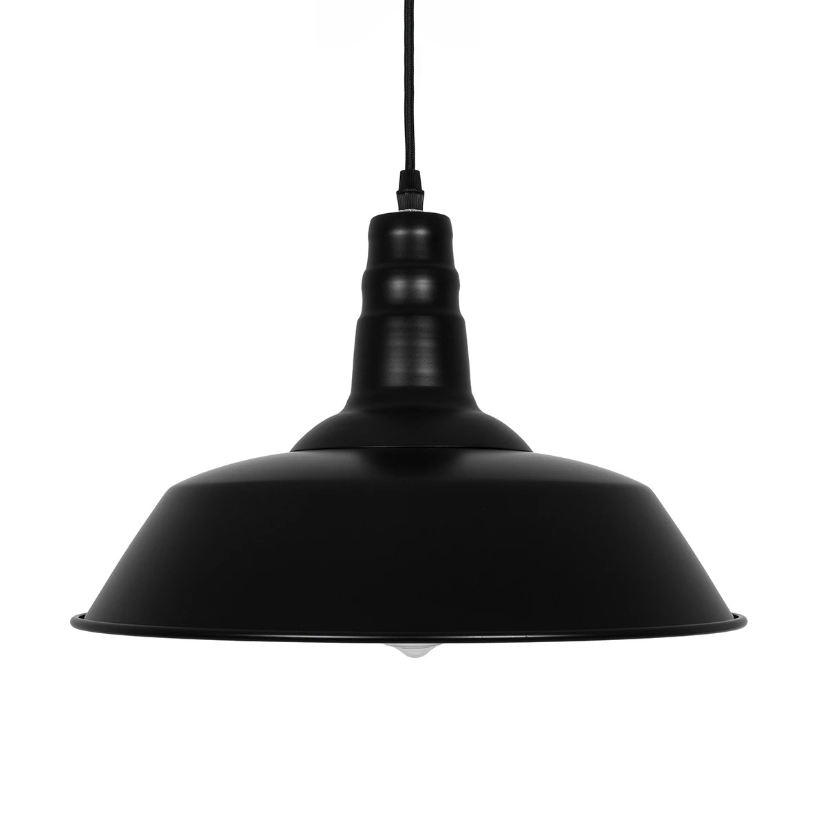 LEDTM® RAY 01049 Vintage Κρεμαστό Φωτιστικό Οροφής με Ντουί 1 x E27 AC 220-240V IP20 - Μαύρο - Μ36 x Π36 x Υ25cm - Image 7
