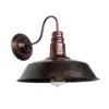 LEDTM® RAY 01052 Vintage Φωτιστικό Τοίχου - Απλίκα με Ντουί 1 x E27 AC 220-240V IP20 - Χάλκινο Εφέ Σκουριάς - Μ35 x Π40 x Υ32cm
