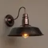 LEDTM® RAY 01052 Vintage Φωτιστικό Τοίχου - Απλίκα με Ντουί 1 x E27 AC 220-240V IP20 - Χάλκινο Εφέ Σκουριάς - Μ35 x Π40 x Υ32cm - Image 2