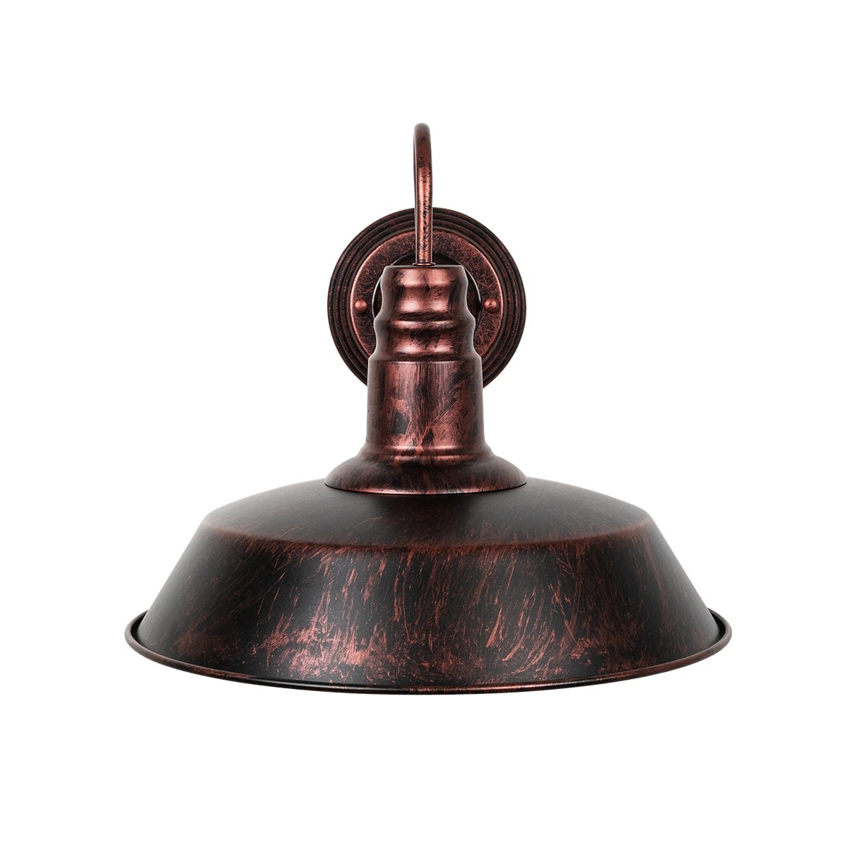 LEDTM® RAY 01052 Vintage Φωτιστικό Τοίχου - Απλίκα με Ντουί 1 x E27 AC 220-240V IP20 - Χάλκινο Εφέ Σκουριάς - Μ35 x Π40 x Υ32cm - Image 3