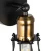 LEDTM® CATEL 01056 Vintage Φωτιστικό Τοίχου - Απλίκα με Ντουί 1 x E27 AC 220-240V IP20 - Μαύρο & Χρυσό - Μ12 x 15 x Υ32cm - Image 4