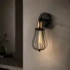 LEDTM® CATEL 01056 Vintage Φωτιστικό Τοίχου - Απλίκα με Ντουί 1 x E27 AC 220-240V IP20 - Μαύρο & Χρυσό - Μ12 x 15 x Υ32cm - Image 6