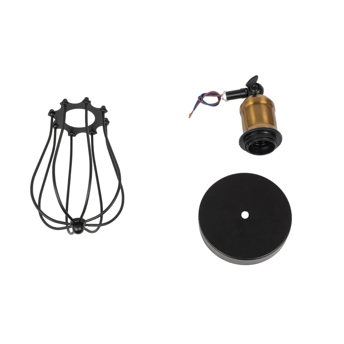 LEDTM® CATEL 01056 Vintage Φωτιστικό Τοίχου - Απλίκα με Ντουί 1 x E27 AC 220-240V IP20 - Μαύρο & Χρυσό - Μ12 x 15 x Υ32cm - Image 8
