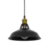 LEDTM® ANER 01073 Vintage Κρεμαστό Φωτιστικό Οροφής με Ντουί 1 x E27 AC 220-240V IP20 - Μαύρο & Χρυσό - Μ27.5 x Π27.5 x Υ19cm
