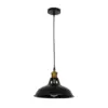LEDTM® ANER 01073 Vintage Κρεμαστό Φωτιστικό Οροφής με Ντουί 1 x E27 AC 220-240V IP20 - Μαύρο & Χρυσό - Μ27.5 x Π27.5 x Υ19cm - Image 3