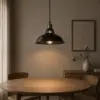 LEDTM® ANER 01073 Vintage Κρεμαστό Φωτιστικό Οροφής με Ντουί 1 x E27 AC 220-240V IP20 - Μαύρο & Χρυσό - Μ27.5 x Π27.5 x Υ19cm - Image 6