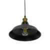 LEDTM® ANER 01073 Vintage Κρεμαστό Φωτιστικό Οροφής με Ντουί 1 x E27 AC 220-240V IP20 - Μαύρο & Χρυσό - Μ27.5 x Π27.5 x Υ19cm - Image 8