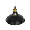 LEDTM® ANER 01073 Vintage Κρεμαστό Φωτιστικό Οροφής με Ντουί 1 x E27 AC 220-240V IP20 - Μαύρο & Χρυσό - Μ27.5 x Π27.5 x Υ19cm - Image 9