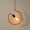 LEDTM® LIBBY 01095-1 Παιδικό Κρεμαστό Φωτιστικό Οροφής με Ντουί 1 x E27 AC 220-240V IP20 - Κόκκινο - Μ28 x Π4 x Υ34cm - Image 2