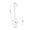 LEDTM® LIBBY 01095-1 Παιδικό Κρεμαστό Φωτιστικό Οροφής με Ντουί 1 x E27 AC 220-240V IP20 - Κόκκινο - Μ28 x Π4 x Υ34cm - Image 5