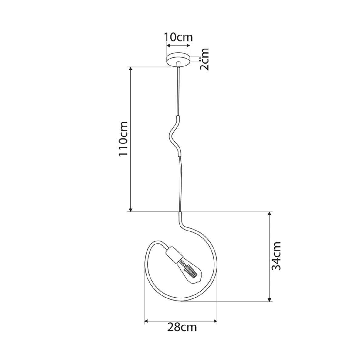 LEDTM® LIBBY 01095-1 Παιδικό Κρεμαστό Φωτιστικό Οροφής με Ντουί 1 x E27 AC 220-240V IP20 - Κόκκινο - Μ28 x Π4 x Υ34cm - Image 5