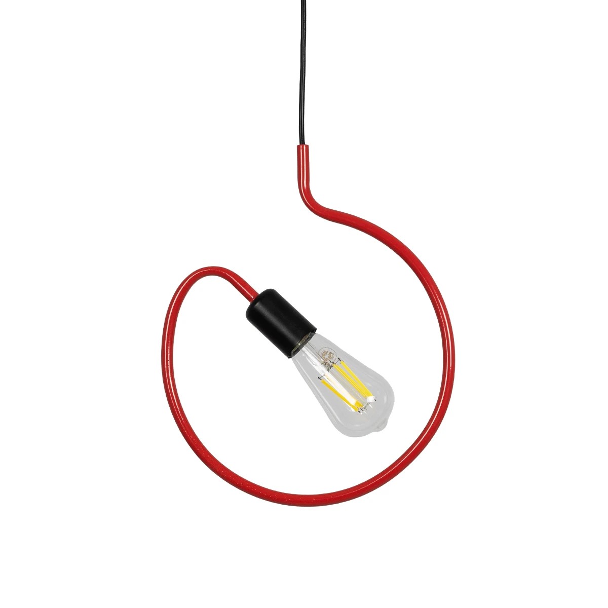 LEDTM® LIBBY 01095-1 Παιδικό Κρεμαστό Φωτιστικό Οροφής με Ντουί 1 x E27 AC 220-240V IP20 - Κόκκινο - Μ28 x Π4 x Υ34cm - Image 7
