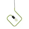 LEDTM® LIBBY 01096-1 Παιδικό Κρεμαστό Φωτιστικό Οροφής με Ντουί 1 x E27 AC 220-240V IP20 - Πράσινο & Μαύρο - Μ31 x Π4 x Υ37.5cm