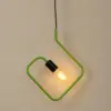 LEDTM® LIBBY 01096-1 Παιδικό Κρεμαστό Φωτιστικό Οροφής με Ντουί 1 x E27 AC 220-240V IP20 - Πράσινο & Μαύρο - Μ31 x Π4 x Υ37.5cm - Image 2