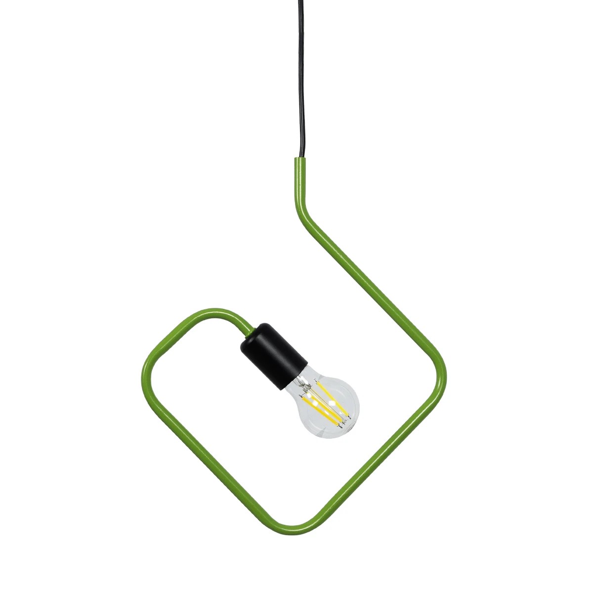 LEDTM® LIBBY 01096-1 Παιδικό Κρεμαστό Φωτιστικό Οροφής με Ντουί 1 x E27 AC 220-240V IP20 - Πράσινο & Μαύρο - Μ31 x Π4 x Υ37.5cm - Image 7