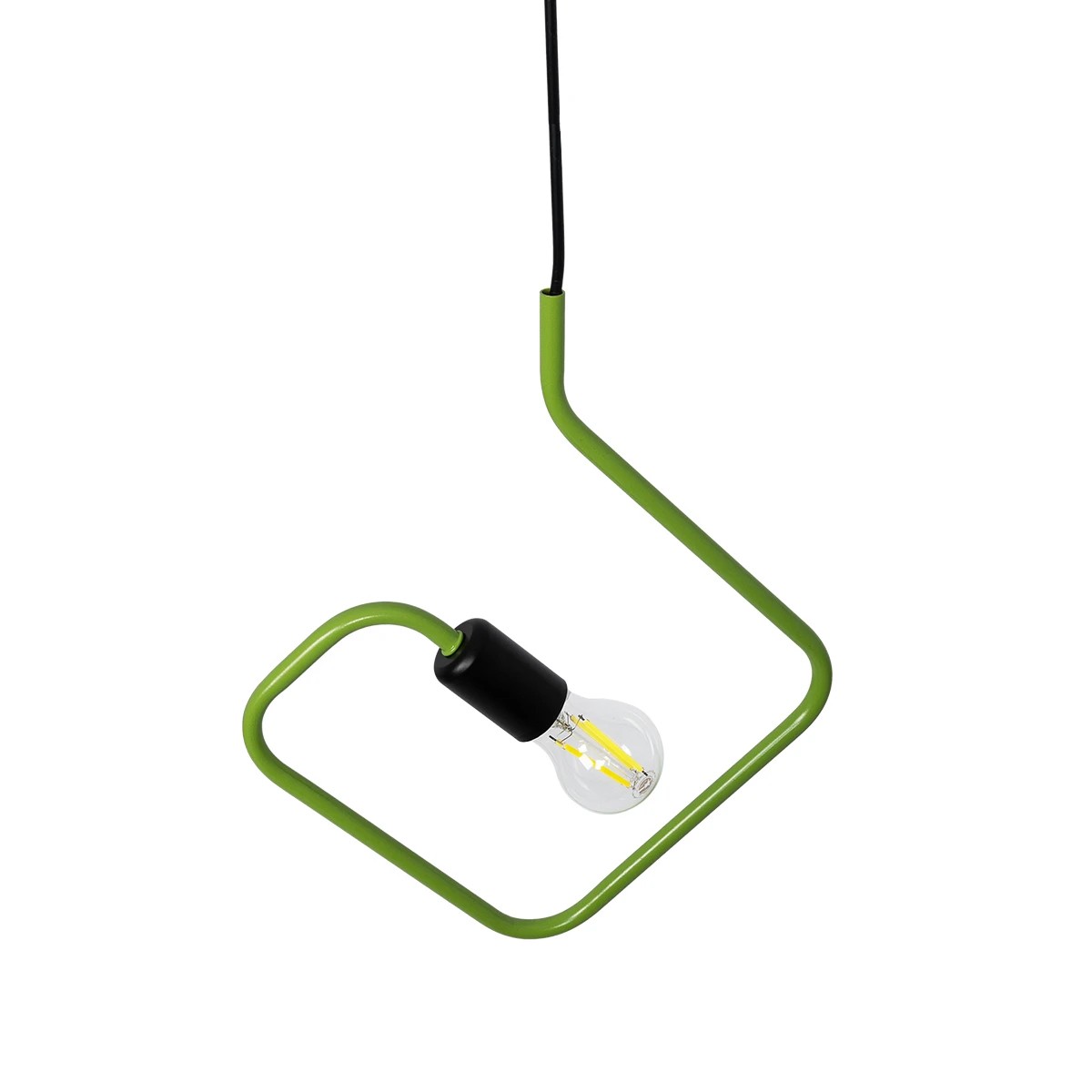 LEDTM® LIBBY 01096-1 Παιδικό Κρεμαστό Φωτιστικό Οροφής με Ντουί 1 x E27 AC 220-240V IP20 - Πράσινο & Μαύρο - Μ31 x Π4 x Υ37.5cm - Image 8