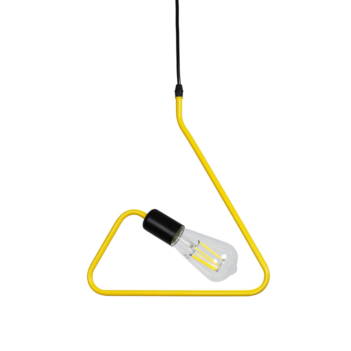 LEDTM® LIBBY 01097-1 Παιδικό Κρεμαστό Φωτιστικό Οροφής με Ντουί 1 x E27 AC 220-240V IP20 - Κίτρινο - Μ30 x Π4 x Υ32cm