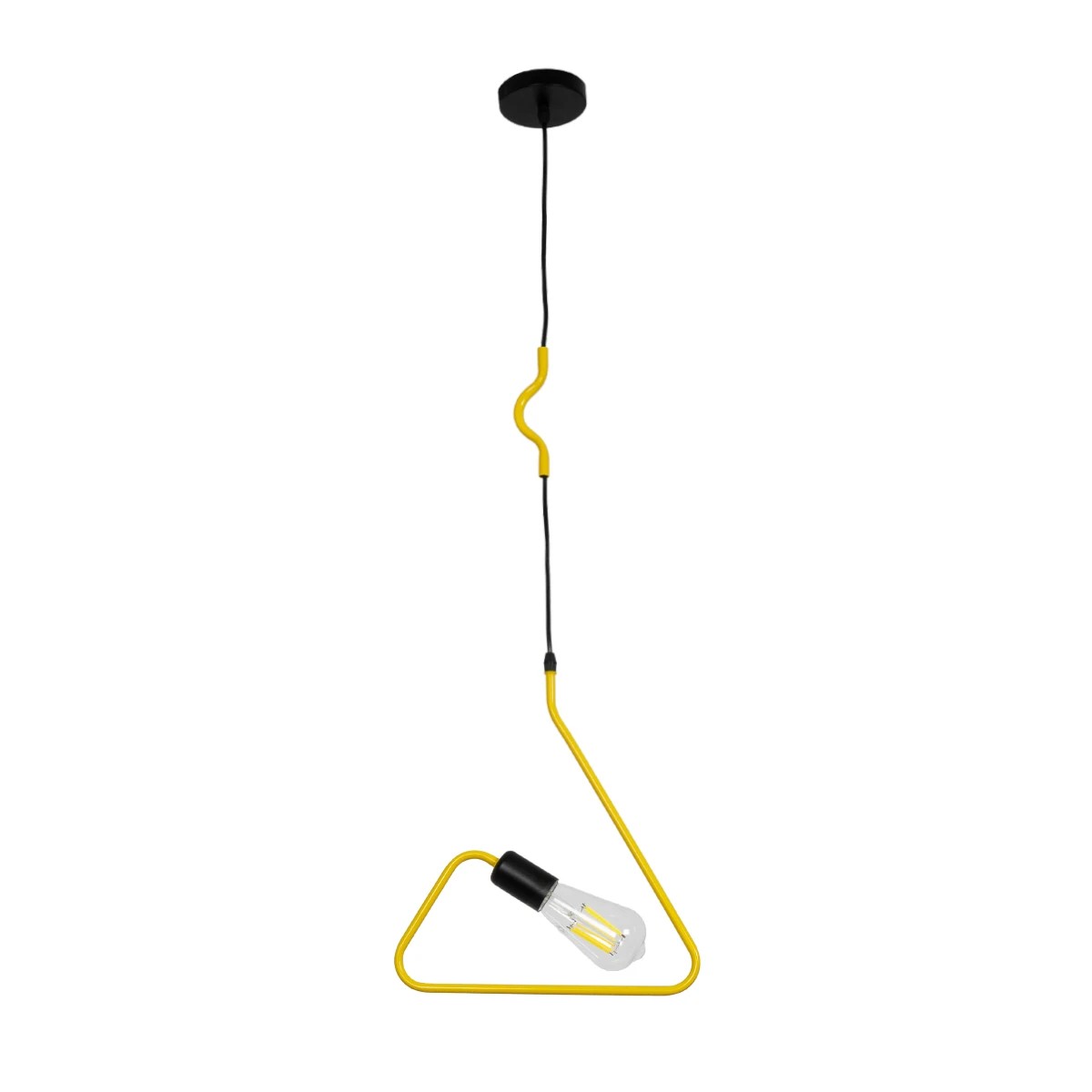LEDTM® LIBBY 01097-1 Παιδικό Κρεμαστό Φωτιστικό Οροφής με Ντουί 1 x E27 AC 220-240V IP20 - Κίτρινο - Μ30 x Π4 x Υ32cm - Image 3