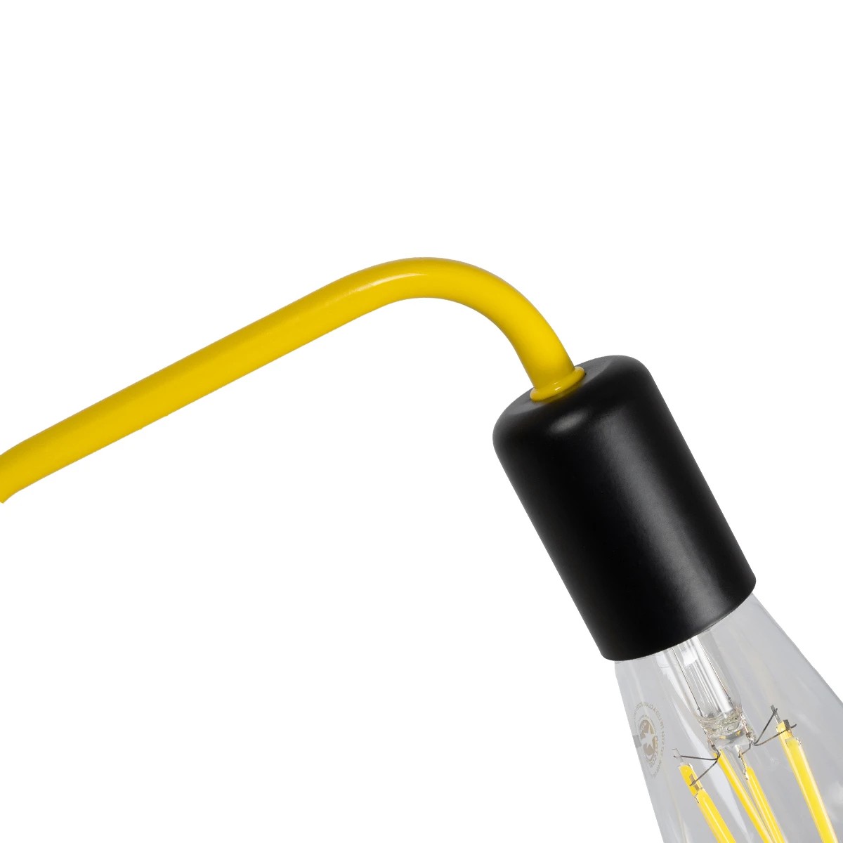 LEDTM® LIBBY 01097-1 Παιδικό Κρεμαστό Φωτιστικό Οροφής με Ντουί 1 x E27 AC 220-240V IP20 - Κίτρινο - Μ30 x Π4 x Υ32cm - Image 4