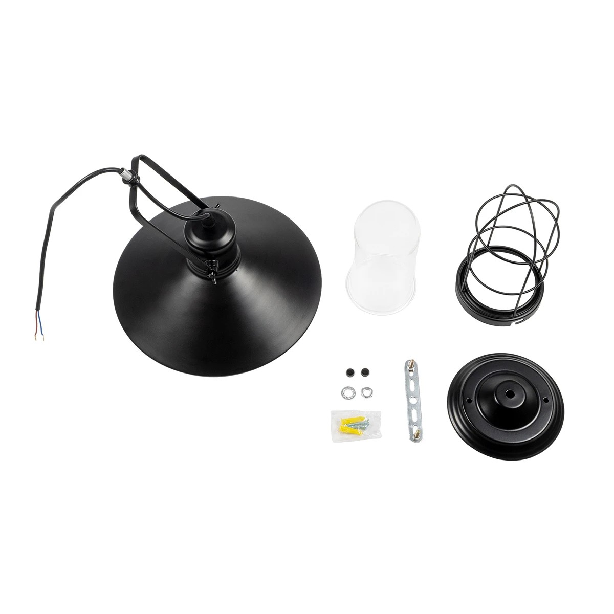 LEDTM® CELL 01118 Vintage Φωτιστικό Τοίχου - Απλίκα με Ντουί 1 x E27 AC 220-240V IP20 - Μαύρο - Μ26.5 x Π32 x Υ30cm - Image 11