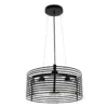 LEDTM® KEVIA 01150 Μοντέρνο Κρεμαστό Φωτιστικό Οροφής με Ντουί 3 x E27 AC 220-240V IP20 - Μαύρο & Λευκό - Μ40 x Π40 x Υ22cm - Image 3