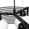 LEDTM® KEVIA 01150 Μοντέρνο Κρεμαστό Φωτιστικό Οροφής με Ντουί 3 x E27 AC 220-240V IP20 - Μαύρο & Λευκό - Μ40 x Π40 x Υ22cm - Image 10