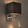 LEDTM® ELEGANT 01494 Μοντέρνο Φωτιστικό Τοίχου - Απλίκα Ξενοδοχείου Reading Light με Ντουί 1 x E27 LED 3W 270lm 36° AC 220-240V IP20 Θερμό Λευκό 2700K - CREE XPE Chip - Ασημί & Μαύρο - Μ17 x Π21 x Υ43cm - 2 Χρόνια Εγγύηση - Image 2