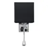 LEDTM® ELEGANT 01494 Μοντέρνο Φωτιστικό Τοίχου - Απλίκα Ξενοδοχείου Reading Light με Ντουί 1 x E27 LED 3W 270lm 36° AC 220-240V IP20 Θερμό Λευκό 2700K - CREE XPE Chip - Ασημί & Μαύρο - Μ17 x Π21 x Υ43cm - 2 Χρόνια Εγγύηση - Image 4