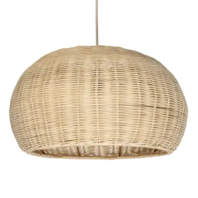 LEDTM® DE LA MER 01624 Boho Κρεμαστό Φωτιστικό Οροφής με Ντουί 3 x E27 AC 220-240V IP20 - Μπεζ - Μ45 x Π45 x Υ24cm
