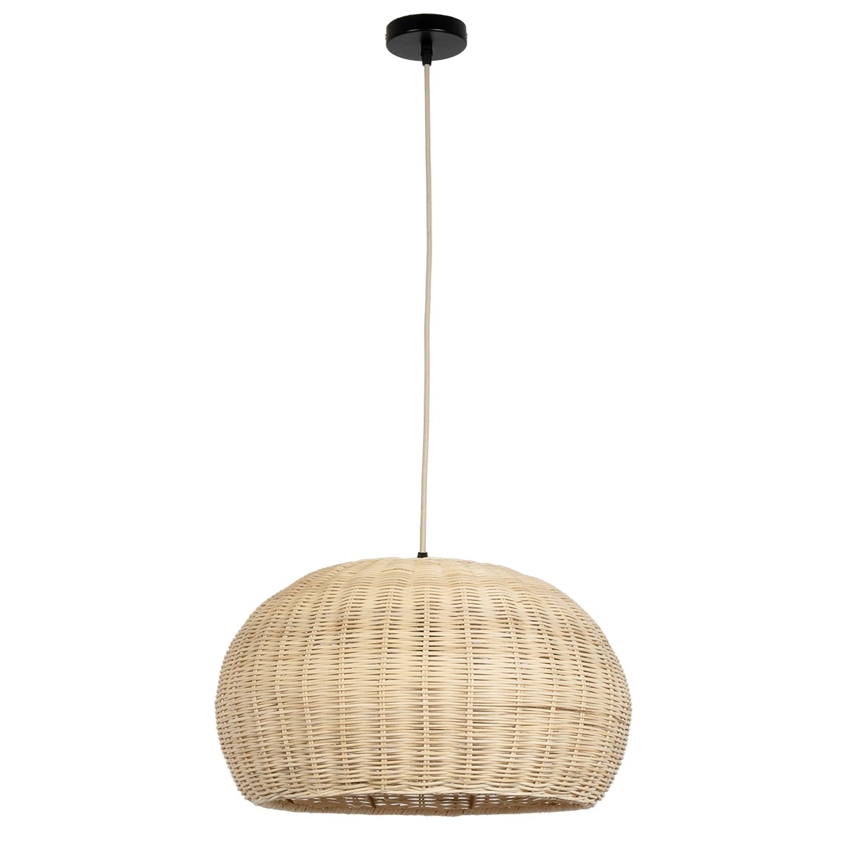 LEDTM® DE LA MER 01624 Boho Κρεμαστό Φωτιστικό Οροφής με Ντουί 3 x E27 AC 220-240V IP20 - Μπεζ - Μ45 x Π45 x Υ24cm - Image 3