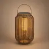 LEDTM® GRAMBIAN 02304 Boho Επιδαπέδιο Φωτιστικό με IR Ασύρματο Χειριστήριο LED 5W 200lm 180° με Ενσωματωμένο Φωτοβολταϊκό Panel 6V 1W & Επαναφορτιζόμενη Μπαταρία Li-ion 3.2V 1000mAh Αδιάβροχο IP65 Θερμό Λευκό 2700K - Sanan SMD Chip - Μπεζ - Μ30 x Π30 x Υ48cm - 2 Χρόνια Εγγύηση - Image 2