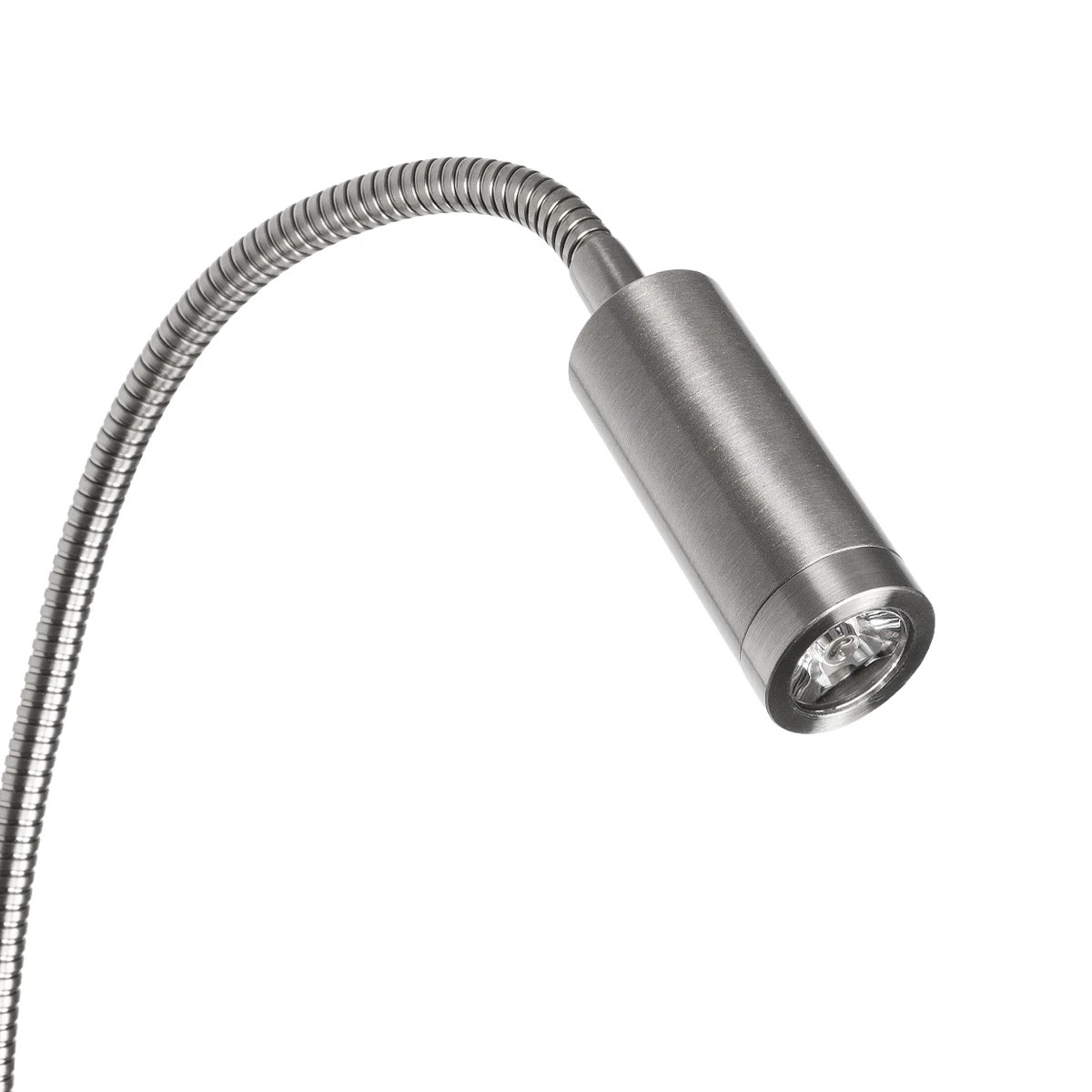 LEDTM® GOOSE 61696 Μοντέρνο Φωτιστικό Τοίχου - Απλίκα Ξενοδοχείου Reading Light με Φορτιστή USB 3A LED 6W 540lm 36° & 360° AC 220-240V IP20 Θερμό Λευκό 2700K - CREE XPE & Lumileds SMD Chip - Νίκελ Βούρτσας - Μ15.5 x Π15 x Υ30.5cm - 3 Χρόνια Εγγύηση - Image 4