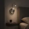 LEDTM® GOOSE 61696 Μοντέρνο Φωτιστικό Τοίχου - Απλίκα Ξενοδοχείου Reading Light με Φορτιστή USB 3A LED 6W 540lm 36° & 360° AC 220-240V IP20 Θερμό Λευκό 2700K - CREE XPE & Lumileds SMD Chip - Νίκελ Βούρτσας - Μ15.5 x Π15 x Υ30.5cm - 3 Χρόνια Εγγύηση - Image 6