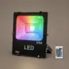 LEDTM® RGBFLOOD 75602 Προβολέας με IR Ασύρματο Χειριστήριο LED 50W 3250lm 120° AC 220-240V Αδιάβροχο IP66 Πολύχρωμο RGB Dimmable - COB Chip - Μαύρο Ματ - Μ22 x Π5.5 x Υ28cm - 2 Χρόνια Εγγύηση - Image 2